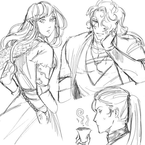 2 Waist 1 Bust Sketch 2 Waist 1 Bust Sketch